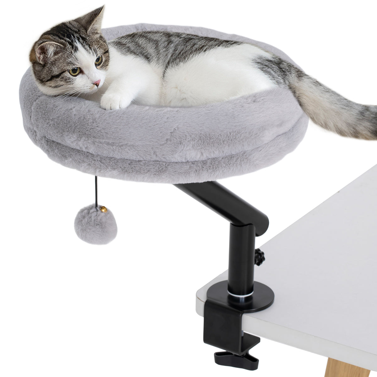 360° rotatable cat desk hammock bed – view 2