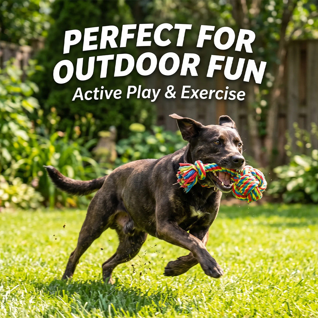 6-piece cotton rope dog toy set – view 9