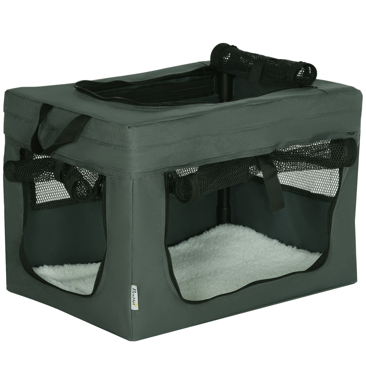PawHut 48.5cm cushioned pet carrier – view 9