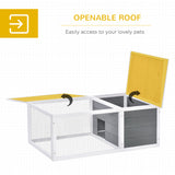Wooden rabbit and guinea pig hutch – view 4